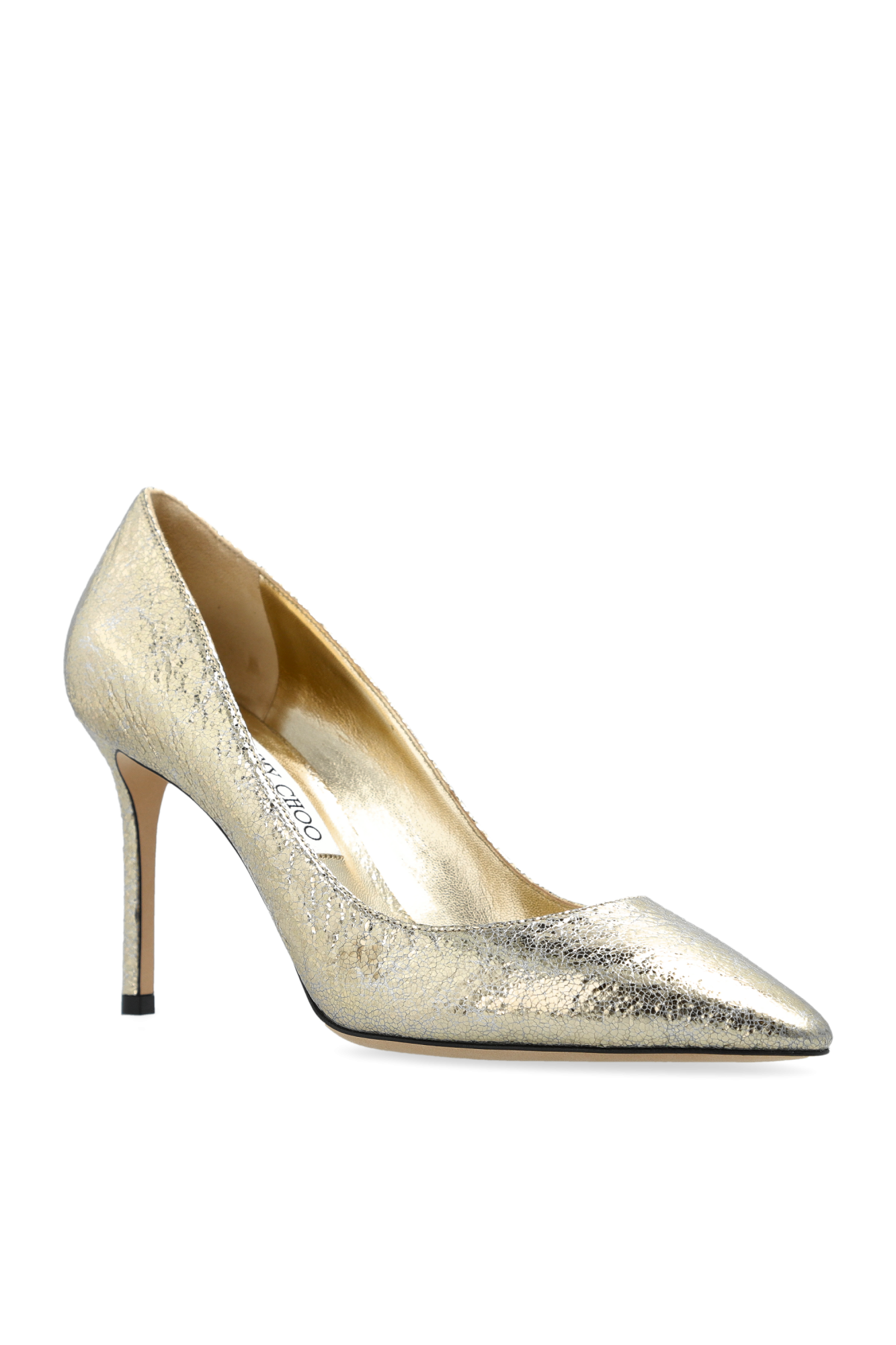 ス*ー様 Jimmy Choo Romy 85mm グリッター 36.5 23.